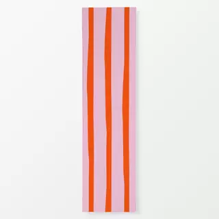 Tischläufer Big stripes pink red