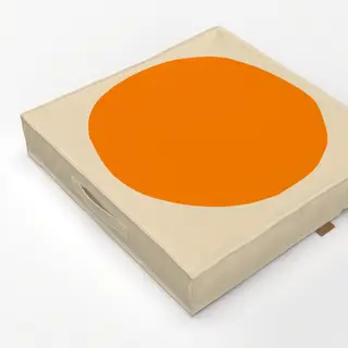 Bodenkissen FORMA Circle orange