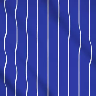 Meterware Kleine Streifen blau