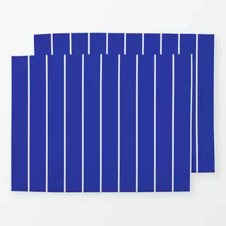 Tischset Kleine Streifen blau