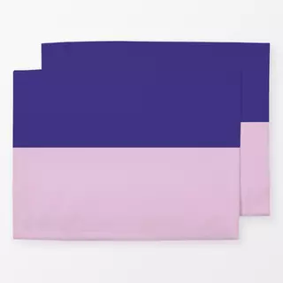 Tischset Colorblocking Lila & Rosa