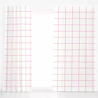 Dekovorhang Rosa Grid