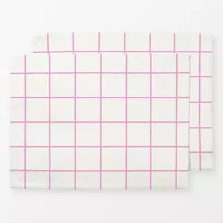 Tischset Rosa Grid