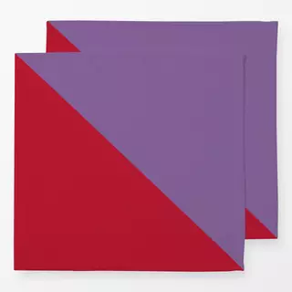 Servietten Square lila rot
