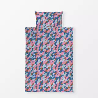 Bettwäsche couleur rose bleu