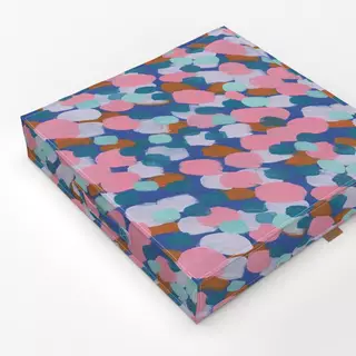 Bodenkissen couleur rose bleu