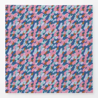 Tischdecke couleur rose bleu
