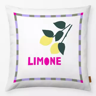 Kissen Limone weiß