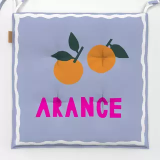 Sitzkissen Arance blau