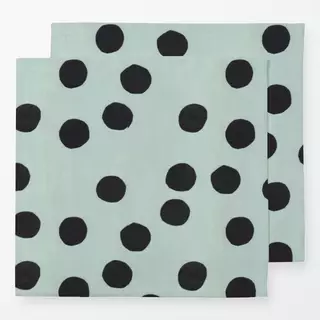 Servietten Dots black bold