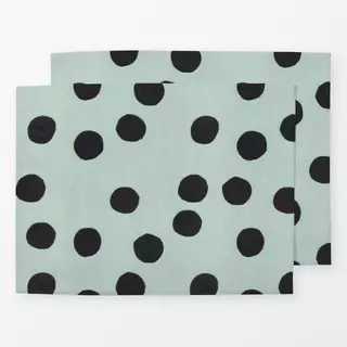 Tischset Dots black bold