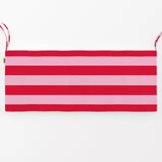 Bankauflage Stripes red rose bold