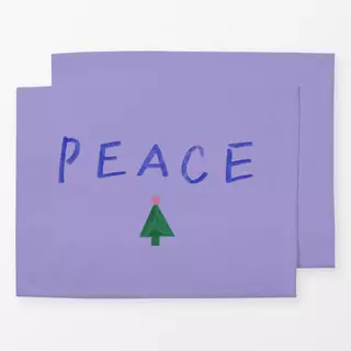 Tischset Noel Peace