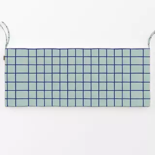 Bankauflage Check Blue