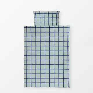 Bettwäsche Check Blue
