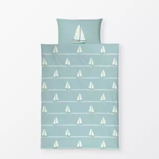 Bettwäsche Kleine Segelyacht Türkis