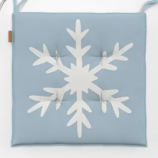 Sitzkissen Große Schneeflocke