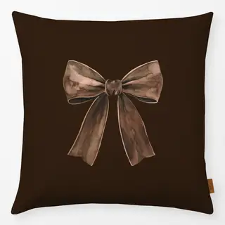 Kissen mocha braun