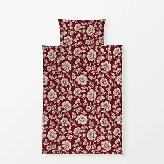 Bettwäsche rot beige