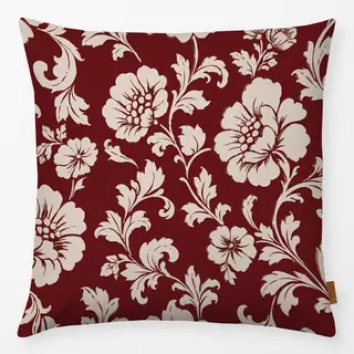 Kissen rot beige