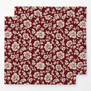 Servietten rot beige