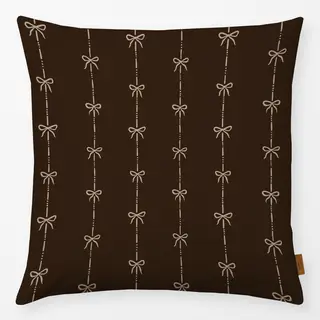Kissen mocha braun