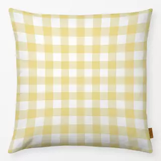 Kissen Vichy Gingham Karo gelb