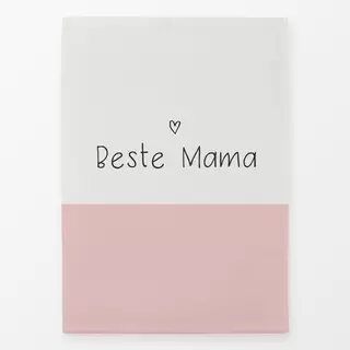 Geschirrtücher Beste Mama halb rosa