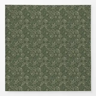 Tischdecke Herbstlaub dunkelgrün