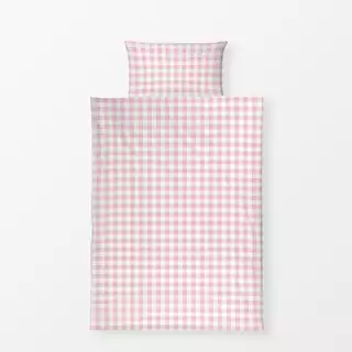 Bettwäsche Vichy Gingham Karo rosa