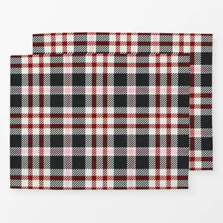 Tischset Tartan Plaid anthrazit