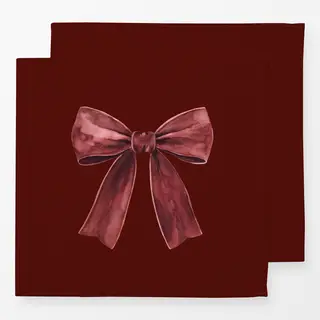 Servietten velvet rot