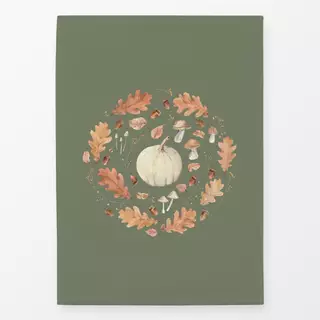 Geschirrtücher Autumn Love oilgreen