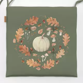 Sitzkissen Autumn Love oilgreen