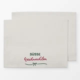 Tischset creme weiß