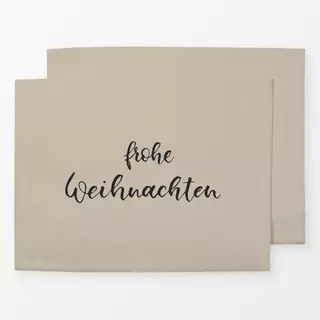 Tischset Frohe Weihnachten fog
