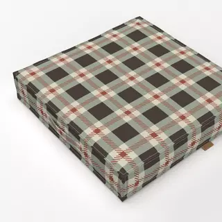 Bodenkissen Plaid forest