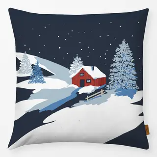 Kissen Nacht blau