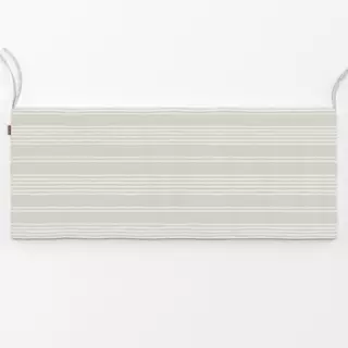 Bankauflage Gestreift beige