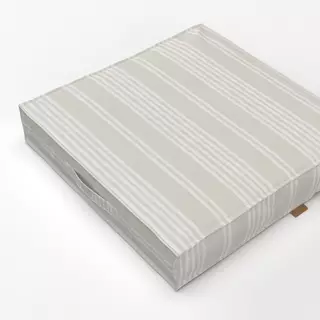 Bodenkissen Gestreift beige