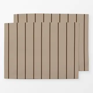 Tischset beige braun