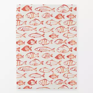 Geschirrtücher Fischschwarm coral
