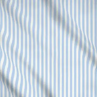 Meterware schmal gestreift hellblau