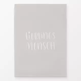 Geschirrtücher Lieblingsmensch hellbeige