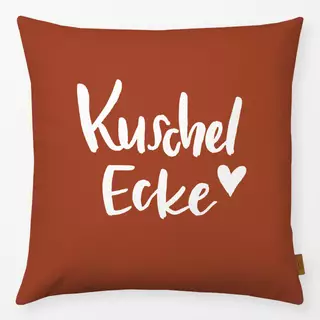 Kissen Kuschel Ecke terracotta