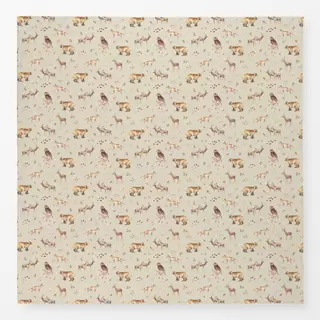 Tischdecke Waldtiere beige