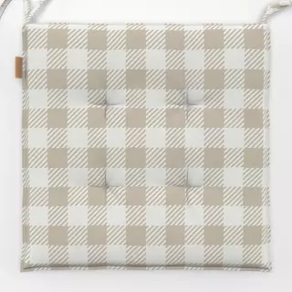 Sitzkissen Shepard Check fog