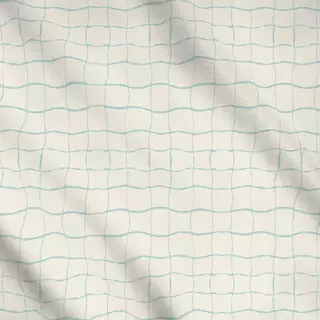Meterware Pool Karo türkis