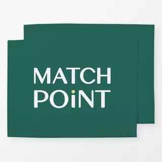 Tischset Match Point