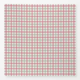 Tischdecke Landhaus Plaid grün rosa